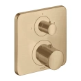 Термостат для душа AX Citterio M встраиваемый, 2 выхода, шлифованная бронза (34725140) - миниатюра фото 1
