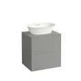 База под раковину LAUFEN New Classic, 580x450x600 мм, 2 ящика, серый (для раковин 812852, 812853) (4.0600.2.085.627.1) - миниатюра фото 1