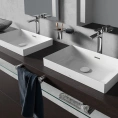 Раковина TOTO Neorest полувстраиваемая 600x380x117 мм без отв CeFiONtect LinearCeram цвет белый - миниатюра фото 1