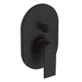 Встраиваемый смеситель для ванны Hansgrohe Vernis Shape в матовом черном цвете (71458670) - миниатюра фото 1
