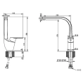 Кухонный смеситель Bravat Line F75299C-2 - миниатюра фото 3
