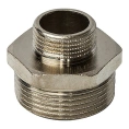 Ниппель STOUT НН переходной 1 1/4 x 3/4 никелированный - миниатюра фото 1