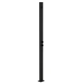 GESSI OUTDOOR Напольная душевая стойка для улицы на 2 выхода Black XL (63207#299) - миниатюра фото 1
