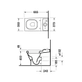 Сиденье для унитаза Duravit 2nd floor с системой SoftClose и петлями из нержавеющей стали, белый (68990000) - миниатюра фото 2