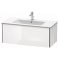 База под раковину Duravit XSquare 1010х478х400 мм, с выдвижным ящиком, белый глянец (XS407302222) - миниатюра фото 1