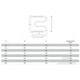 Полотенцесушитель Terminus М-образный с полкой 32 ПС 60x50 - миниатюра фото 4