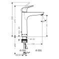 Смеситель для раковины Hansgrohe Focus с донным клапаном, хром (31608000) - миниатюра фото 2