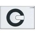 Кнопка смыва Creavit Power GP5001.02 бело-черная - миниатюра фото 1