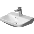 Раковина Duravit P3 Comforts для рук с перел с 1 отв под смеситель вкл заглушку для перелива хром 450x320мм Цвет Белый - миниатюра фото 1
