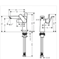 Смеситель для раковины Hansgrohe Talis E 150, хром (71755000) - миниатюра фото 2