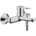 Смеситель для ванны Hansgrohe Vernis S настенный с душем и изливом 171 мм в хроме (71470000) - миниатюра фото 1