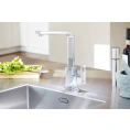 Смеситель Grohe Eurocube 31255000 для кухни однорычажный с хромированным покрытием - миниатюра фото 4