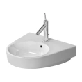 Подвесная раковина Duravit 600x500 мм с полупьедесталом, белая (2323600000) - миниатюра фото 5