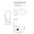Бачок для унитаза Artceram HERMITAGE HEV006 моноблок, черный (без механизма) (HEC009 03 00 nero) - миниатюра фото 2