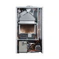 Настенный газовый котел MIZUDO MAESTRO GEM M24Т c шиной OpenTherm стеклянная панель белая - миниатюра фото 6