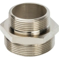 Ниппель STOUT НН переходной 2 x 1 1/2 никелированный - миниатюра фото 2