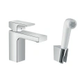 Hansgrohe Vernis Shape: набор смесителя для раковины и биде, хром (71216000) - миниатюра фото 1