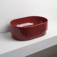 Раковина-чаша SIMAS Po-mo 56x37 см, цвет RUBINO, установка на столешницу (PO02 RUBINO) - миниатюра фото 1