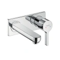 Смеситель для раковины Hansgrohe Metris S встраиваемый, 165 мм, хром (31162000) - миниатюра фото 1
