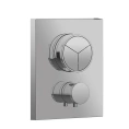 Термостат распределительный Almar PUSH SQUARE CORE на 3 выхода, хром (E176683.CR) - миниатюра фото 1