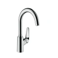 Кухонный смеситель Hansgrohe Focus M42 однорычажный с поворотным изливом, хром (71802000) - миниатюра фото 1