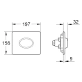 Кнопка смыва унитаза Grohe Skate Air 38565SH0 белая - миниатюра фото 4