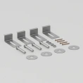 Комплект крепежных элементов KERASAN для монтажа раковины под столешницу (761090) - миниатюра фото 1