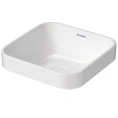 Накладная раковина Duravit Happy D 40 см квадратная белая (2359400000) - миниатюра фото 1