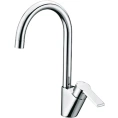Смеситель Wasserkraft Ammer 3707 — высокий поворотный излив для кухни - миниатюра фото 1