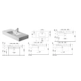 Раковина Duravit Vero для мебели с перел с 3 отв под смеситель 1050x490мм Цвет Белый - миниатюра фото 2