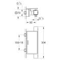 Термостат для душа Grohe Grohtherm Cube 34491000 - миниатюра фото 4