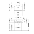 Раковина Duravit Happy D2 для мебели, белая, 650x505 мм (2318650025) - миниатюра фото 2