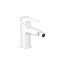 Смеситель для биде Hansgrohe Metropol белый матовый с донным клапаном (32520700) - миниатюра фото 1