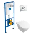 Смеситель для ванны Villeroy & Boch O Novo 5660 D001 с хромированной кнопкой - миниатюра фото 1