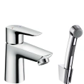 Набор для биде Hansgrohe Talis E: смеситель, душ-биде и аксессуары в хроме (71729000) - миниатюра фото 1