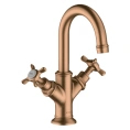 Смеситель для раковины AX Montreux в цвете шлифованная бронза (16505140) - миниатюра фото 1