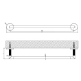 Полотенцедержатель Gessi Ingranaggio 45 см хром (63900#031) - миниатюра фото 2