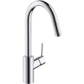 Стильный смеситель Hansgrohe Talis S2 Variarc для кухни с высокой вытяжной дугой - миниатюра фото 1
