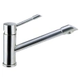 Смеситель Zorg Inox Elipso для кухни из нержавеющей стали - миниатюра фото 1
