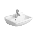 Раковина Duravit Starck 3 450x320 мм белая с отверстием под смеситель и переливом (750450000) - миниатюра фото 6