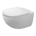 Унитаз подвесной Duravit Architec с сиденьем микролифт, белый (257209+006969)) - миниатюра фото 1
