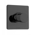 Смеситель для душа Bossini Oki настенный, матовый черный (Z00008.073) - миниатюра фото 1