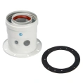 Адаптер для котла Stout DN60/100 вертикальный коаксиальный SCA-6010-240100 - миниатюра фото 1