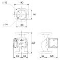 Циркуляционный насос Grundfos UPS 32-80 F 220 - миниатюра фото 3