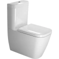 Унитаз-компакт Duravit Happy D.2: Стильный дизайн и комфорт для вашей ванной (2134090000) - миниатюра фото 1