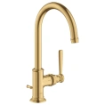 Смеситель для раковины AX Montreux 210, шлифованное золото (16517250) - миниатюра фото 1