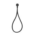Магнитный душевой комплект Gessi Hi-Fi Black XL с лейкой и держателем (63099#299) - миниатюра фото 1