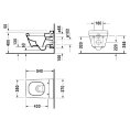 Унитаз подвесной Duravit 2ND Floor 2220090000 - миниатюра фото 6