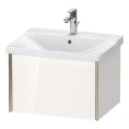Подвесная тумба Duravit XViu белый глянцевый/champagne matt, 405x610x469 мм, с ящиком (XV40150B122) - миниатюра фото 1