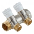Коллектор Stout (SMB 6851 341202) 3/4 ВР(г) х 2 выхода 1/2 НР(ш) х 3/4 НР(ш) регулируeмый - миниатюра фото 4